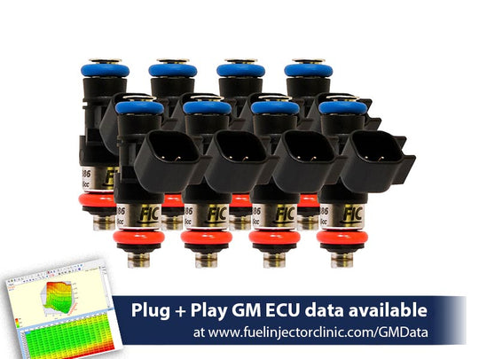 FIC 1000cc/min High Impedance Fuel Injectors - LS3 Fitment - Set of 8