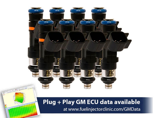 FIC 1000cc/min High Impedance Fuel Injectors - 07-13 LS Truck - Set of 8