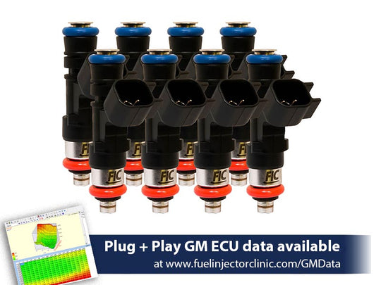 FIC 1000cc/min High Impedance Fuel Injectors - LS2 Fitment - Set of 8