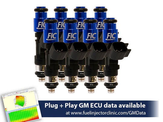 FIC 1000cc/min High Impedance Fuel Injectors - LS1 Fitment - Set of 8