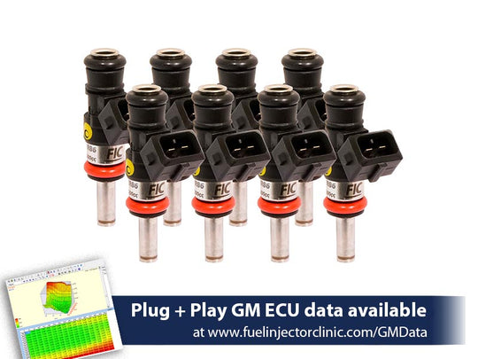 FIC 1200cc/min High Impedance Fuel Injectors - LS3 Fitment - Set of 8