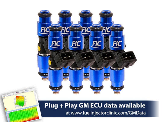 FIC 1200cc/min High Impedance Fuel Injectors - LS1 Fitment - Set of 8