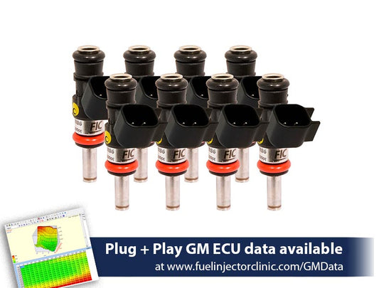 FIC 1440cc/min High Impedance Fuel Injectors - LS3 Fitment - Set of 8
