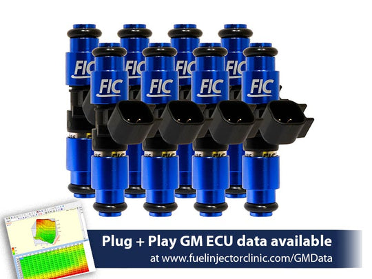 FIC 1650cc/min High Impedance Fuel Injectors - LS1 Fitment - Set of 8