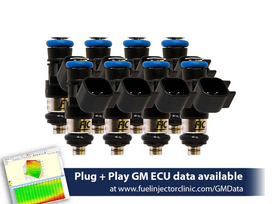 FIC 1650cc/min High Impedance Fuel Injectors - 09-13 6.2 LS Truck - Set of 8