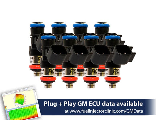 FIC 1650cc/min High Impedance Fuel Injectors - LS3 Fitment - Set of 8