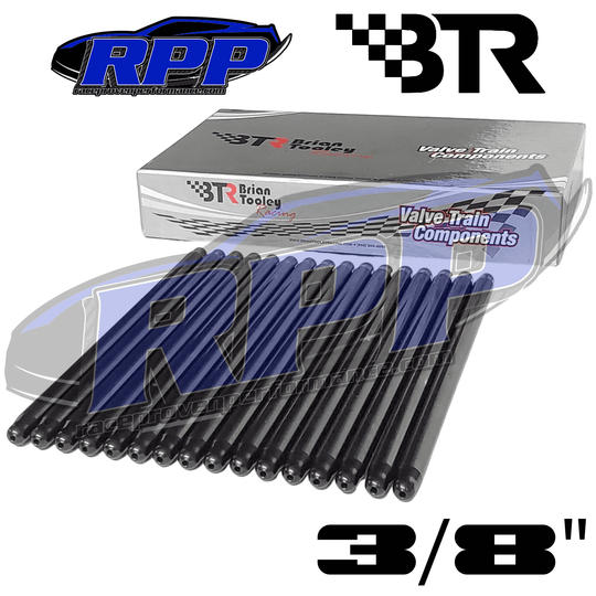 Brian Tooley Racing (BTR) 7.800" 3/8" Dia. 0.080" Wall Pushrod Set of 16