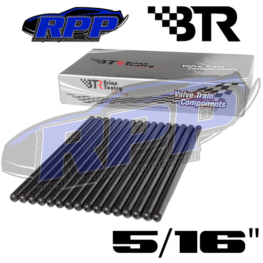 Brian Tooley Racing (BTR) 7.300" 5/16" Dia. 0.080" Wall  Pushrod Set of 16
