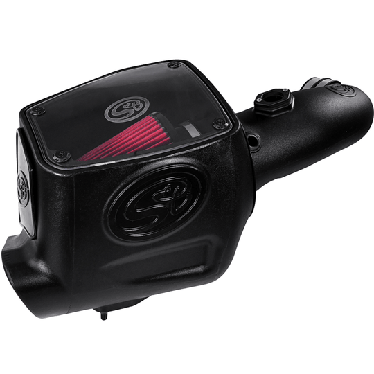 S&B Cold Air Intake 75-5105 - 08-10 Ford F250 F350 V8-6.4L Powerstroke Cotton Cleanable Red