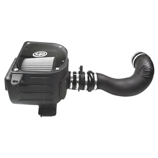 S&B Cold Air Intake 75-5021D - 07-08 GMC Sierra 4.8L, 5.3L, 6.0L Dry Dry Extendable White