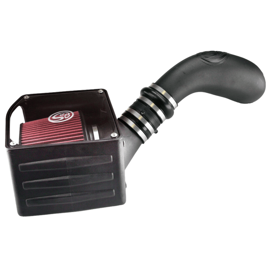 S&B Cold Air Intake 75-5157 - 99-07 GMC Sierra 4.8L, 5.3L, 6.0L Oiled Cotton Cleanable Red