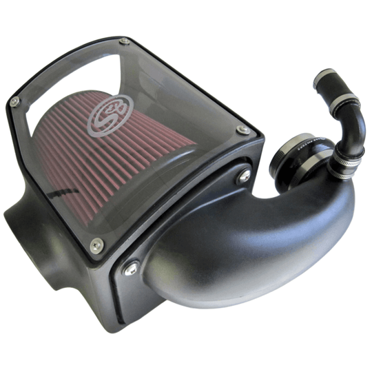 S&B Cold Air Intake 75-5045 - 92-00 GMC K-Series V8-6.5L Duramax Oiled Cotton Cleanable Red