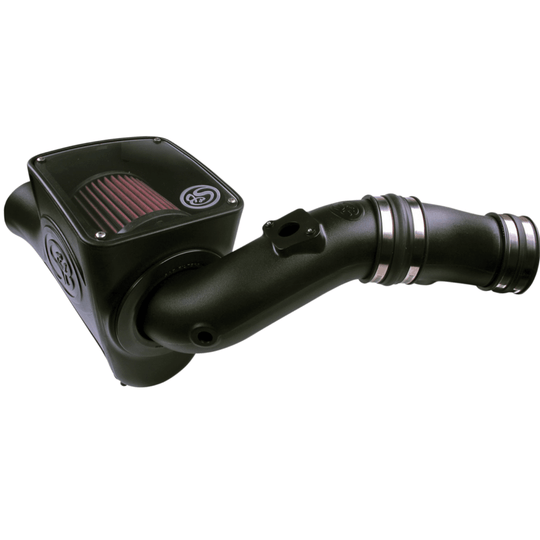 S&B Cold Air Intake 75-5070 - 03-07 Ford F250 F350 F450 F550 V8-6.0L Powerstroke Cotton Cleanable Red