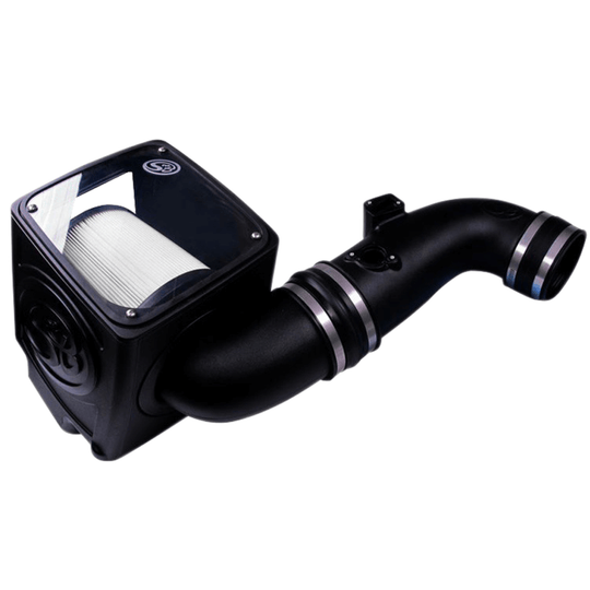 S&B Cold Air Intake 75-5075-1D - 11-16 Chevrolet Silverado GMC Sierra V8-6.6L LML Duramax Dry Extendable White