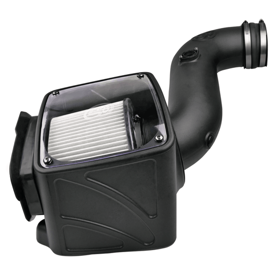 S&B Cold Air Intake 75-5080D - 06-07 Chevrolet Silverado GMC Sierra V8-6.6L LLY-LBZ Duramax Dry Extendable White