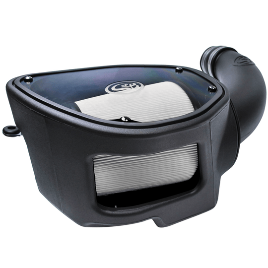 S&B Cold Air Intake 75-5084D - 07-11 Jeep Wrangler JK V6-3.8L Dry Dry Extendable White