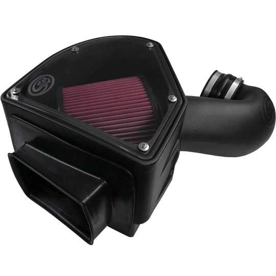 S&B Cold Air Intake 75-5090 - 94-02 Dodge Ram 2500 3500 5.9L Cummins Cotton Cleanable Red