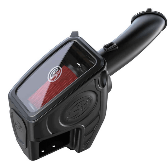 S&B Cold Air Intake 75-5104 - 11-16 Ford F250 F350 V8-6.7L Powerstroke Cotton Cleanable Red