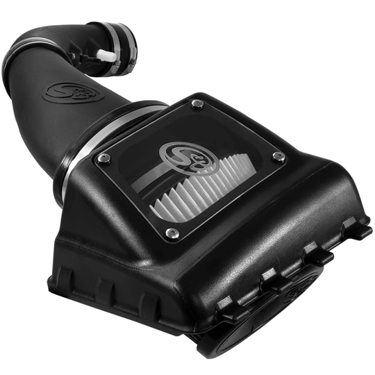 S&B Cold Air Intake 75-5108D - 11-16 Ford F250, F350 V8-6.2L Dry Dry Extendable White
