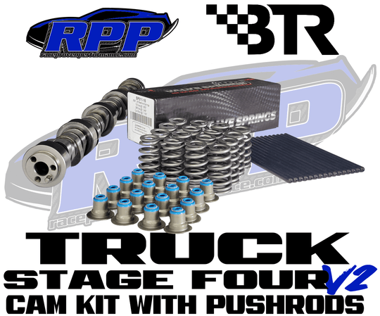 Brian Tooley Racing (BTR) Gen III/IV Truck Cam Kit Stage 4 V2 w/ Pushrods